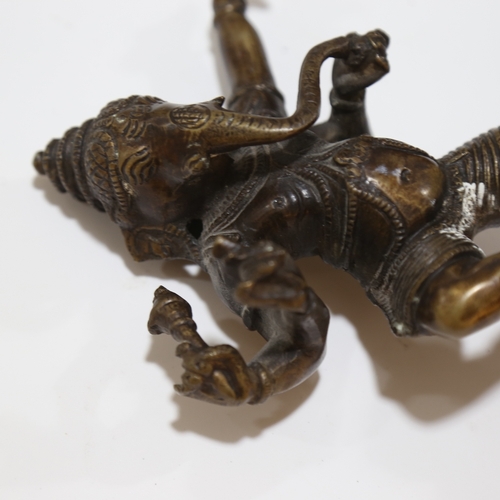 278 - Indian bronze figure of Ganesh, height 21cm