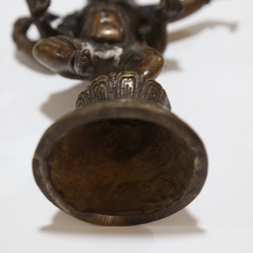 278 - Indian bronze figure of Ganesh, height 21cm