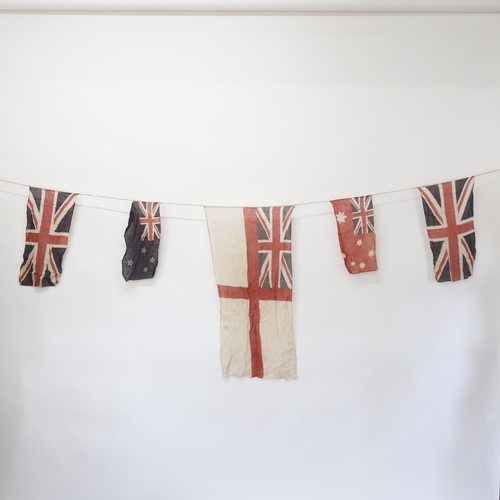 120 - An Antique Advance Australia Wembley Exhibition flag and bunting, circa 1924