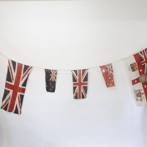 120 - An Antique Advance Australia Wembley Exhibition flag and bunting, circa 1924