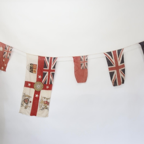 120 - An Antique Advance Australia Wembley Exhibition flag and bunting, circa 1924