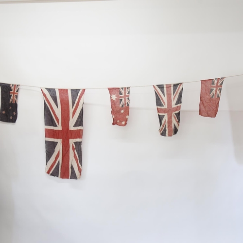 120 - An Antique Advance Australia Wembley Exhibition flag and bunting, circa 1924