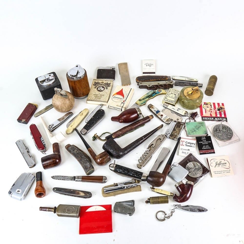 155 - Cigarette lighters, bottle openers, corkscrews etc