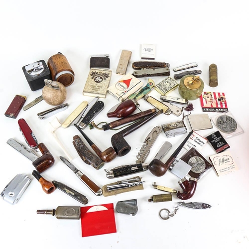 155 - Cigarette lighters, bottle openers, corkscrews etc