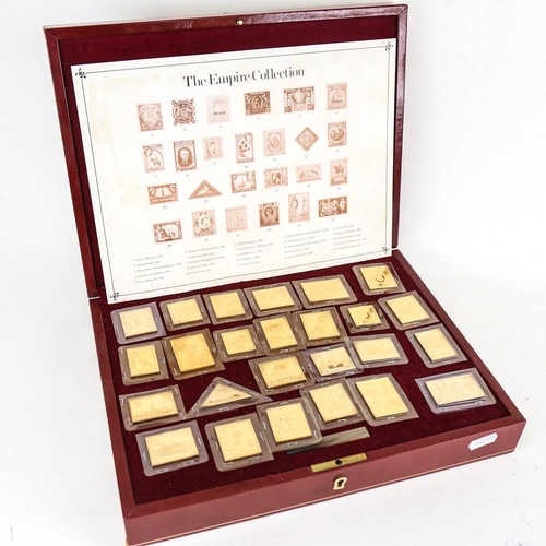 168 - Hallmark Replicas Empire Collection in silver-gilt, with presentation case