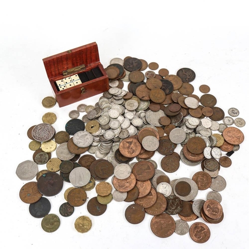 172 - A collection of British pre-decimal coinage, including a large number of silver thru'pences