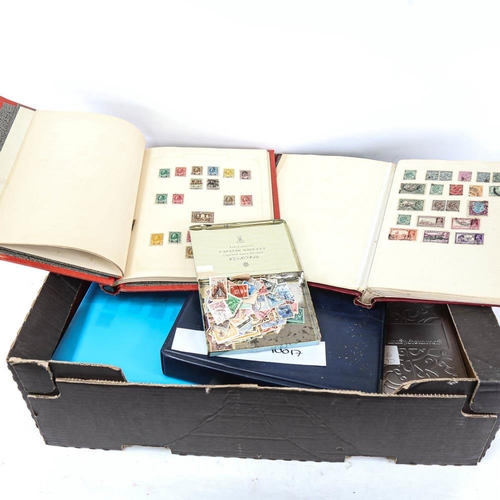 186 - Various Vintage stamp albums