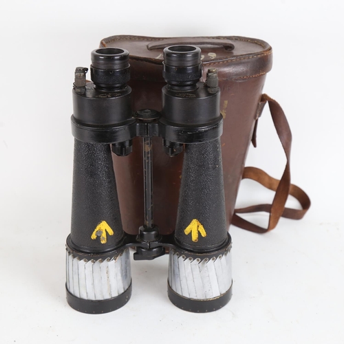 93 - A pair of Second World War Period Barr & Stroud military issue CF41 7x Naval binoculars, marked AP n... 