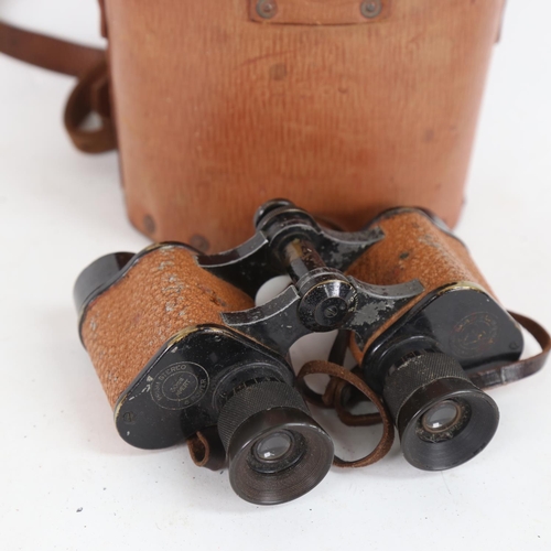 97 - A pair of Second World War Period Bausch & Lomb US Army Signal Corps binoculars, marked 6E/360, seri... 