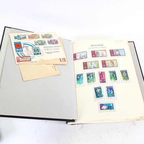 196 - East Germany stamp collection in album