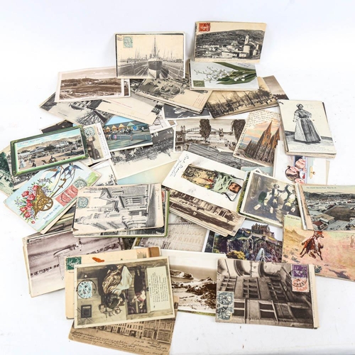 203 - A box of loose postcards