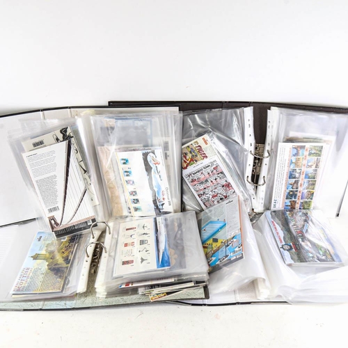 220 - 4 files of British Mint postage stamps