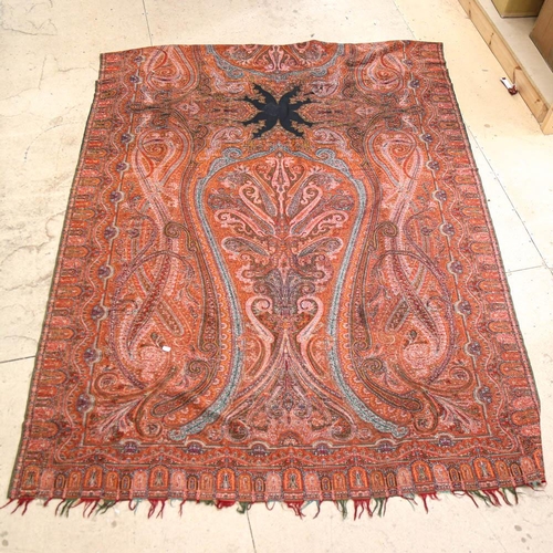 462 - A William Morris design table cover, 245cm x 160cm