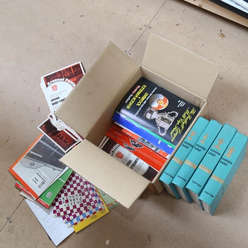 471 - A quantity of football programmes, including England, Leicester City, Queens Park Rangers, and 4 vol... 