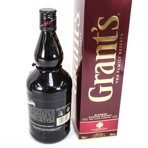 526 - Boxed Grant's Whisky, and Gordon Grahams Black Bottle Whisky