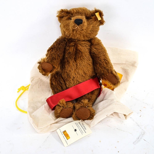 567 - A Steiff mohair teddy bear, height 23cm