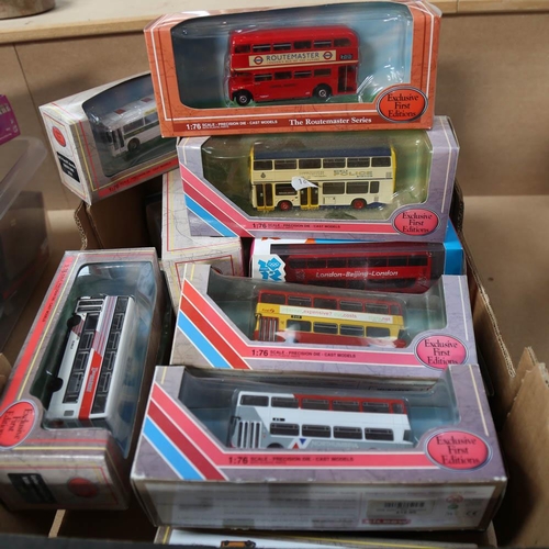 570 - Various boxed diecast toy busses