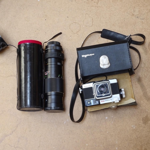 654 - A Mamiya camera and accessories, an Agfa camera, scanner etc