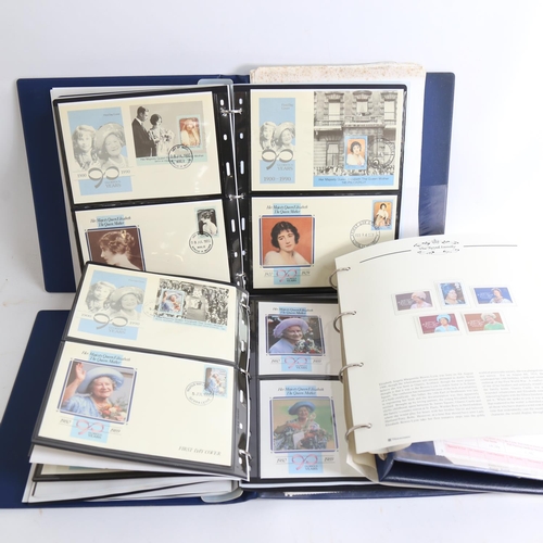 132 - 3 albums of Royal Family First Day Covers