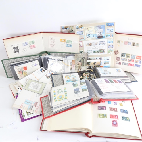 133 - A quantity of various First Day Covers, postage stamps etc