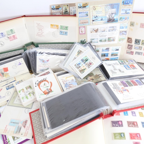 133 - A quantity of various First Day Covers, postage stamps etc