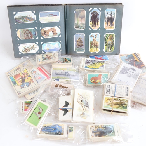 135 - Various Vintage cigarette cards, and an album (boxful)