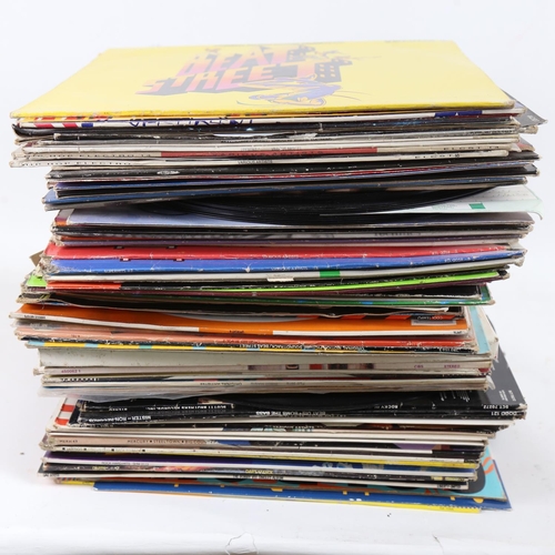 267 - Various Vintage vinyl LPs and records, including Beastie Boys, Status Quo etc (boxful)