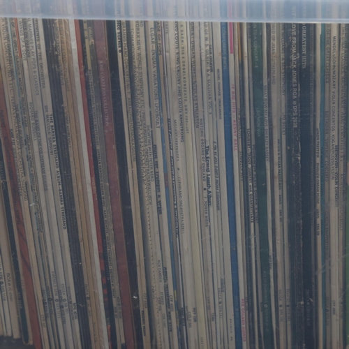 280 - Various Vintage vinyl LPs and records, including Led Zeppelin etc (boxful)