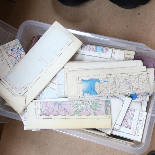 443 - A box of various maps