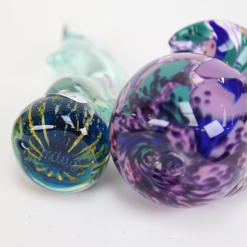 561 - A group of Art glass, including Mdina, and a Limoges porcelain box