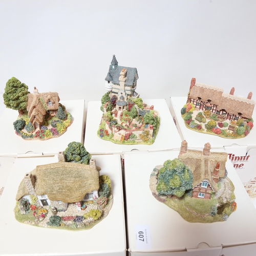 607 - 5 Lilliput Lane cottages - Water Meadows, Anne Hathaway's cottage, Old Mother Hubbard's, Woodman's R... 