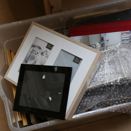 730 - Large boxful of photo frames and albums