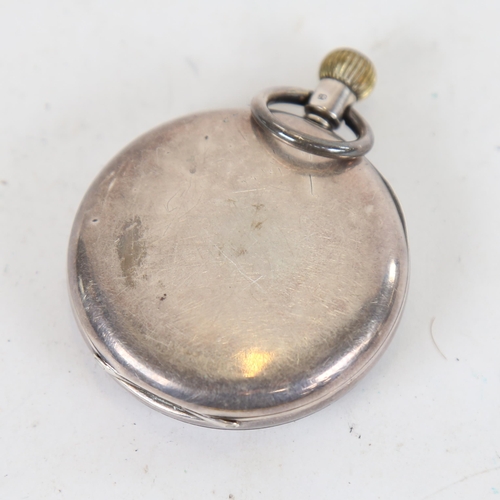 1013 - An early 20th century silver-cased open-face top-wind pocket watch, by Sir John Bennett Ltd of Londo... 