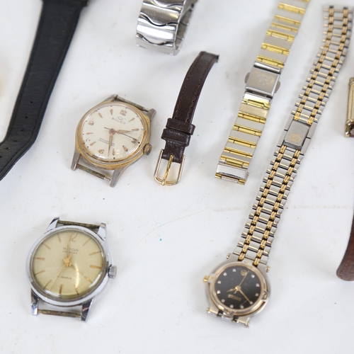 996 - Various wristwatches, including Omega Deville, Gucci, Rotary etc