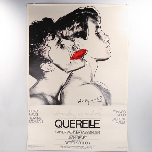 2071 - ANDY WARHOL 'Querelle', 1982 original German film poster, printed by Verlag und Alleinvertrieb, 70 x... 