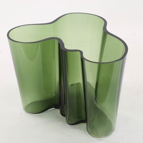 2076 - ALVAR AALTO for IITTALA, a Savoy limited edition 50th anniversary glass vase (1936-86), inscribed an... 