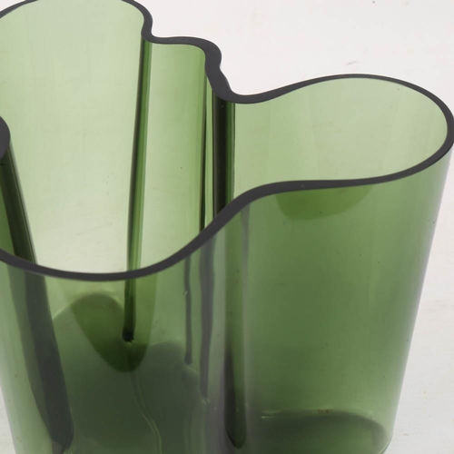 2076 - ALVAR AALTO for IITTALA, a Savoy limited edition 50th anniversary glass vase (1936-86), inscribed an... 