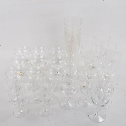 2080 - ZWEISEL GLASS, a suite of 1950s' drinking glasses, boxed, one with label (33)