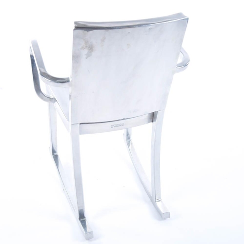 2099 - PHILIPPE STARCK, and EMECO HUDSON aluminium rocking chair, designed 2000 and made to order, makers m... 