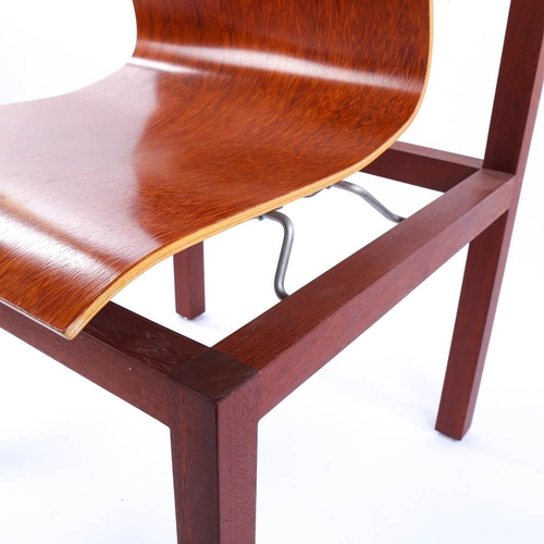 2100 - MARTIN STOLL, bent ply limited edition reading chair, Nr 124, designed in 1995 for the French Nation... 