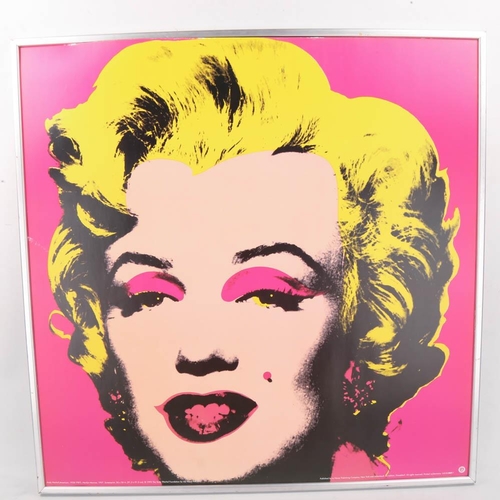 2103 - ANDY WARHOL poster of Marilyn Monroe, 1993 edition by Neues Publishing, framed, 65 x 65cm