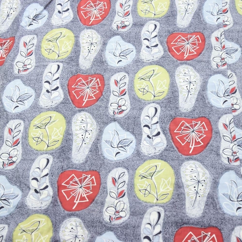 2106 - A 1950s' fabric/curtain panel, 187 x 220cm