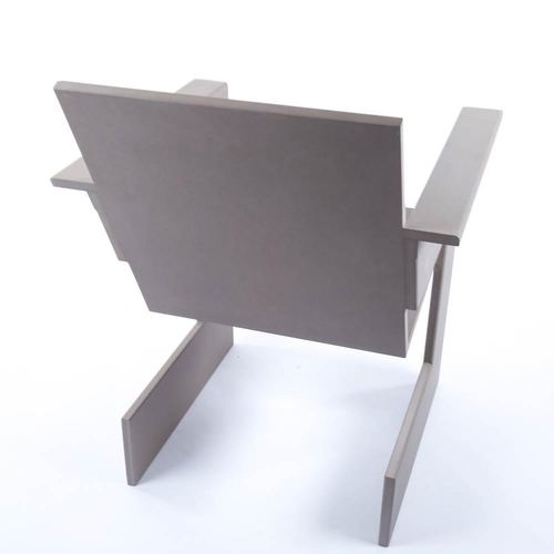 2124 - A contemporary constructivist cantilever armchair, height 78cm