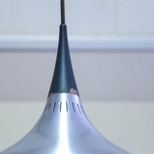 2129 - JO HAMMERBORG for FOG & MORUP, an Orient aluminium pendant lamp, height approx 42cm