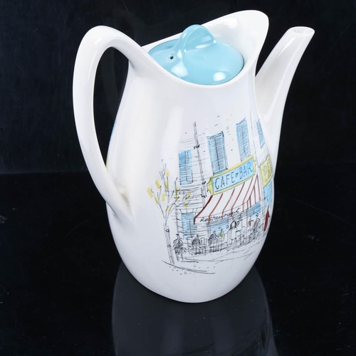 2141 - HUGH CASSON for MIDWINTER STYLECRAFT, a Cannes coffee pot. height 19cm