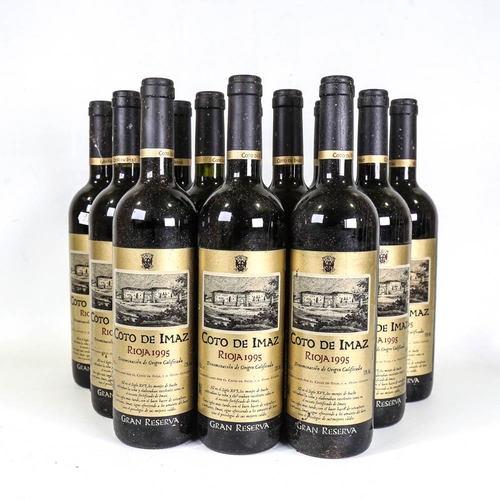 1021 - 12 bottles of Coto de Imaz, 1995 Gran Reserva, Rioja DOC