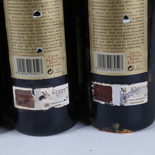 1021 - 12 bottles of Coto de Imaz, 1995 Gran Reserva, Rioja DOC