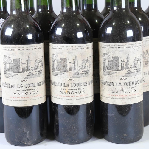 1024 - 12 bottles Chateau la Tour de Mons, 2000 Margaux, Cru Bourgeois