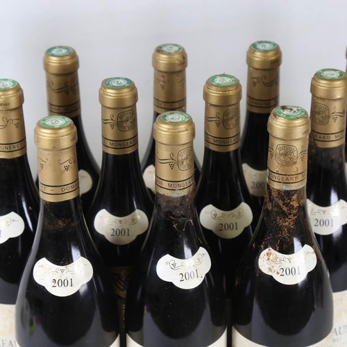 1030 - 12 bottles of Echezeaux Grand Cru 2001, Domaine Mongeard-Mugneret, Cote-D'Or, Burgundy