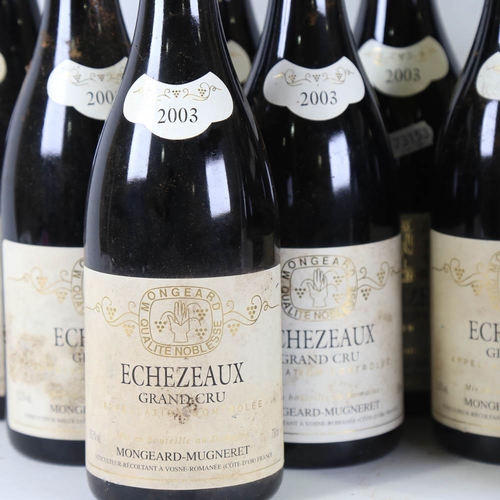 1031 - 11 bottles of Echezeaux Grand Cru 2003, Domaine Mongeard-Mugneret, Cote-D'Or, Burgundy